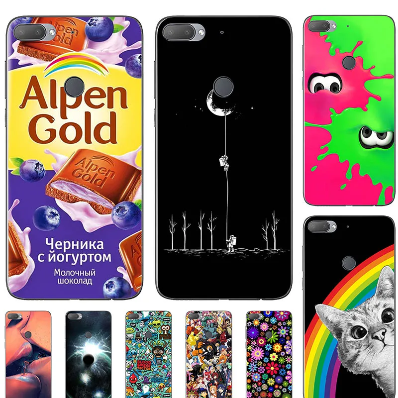 

Lovely Fashion Cases For Coque HTC Desire 12 plus Case Silicone soft TPU Cover For Fundas HTC Desire 12 plus 12+ Phone Case