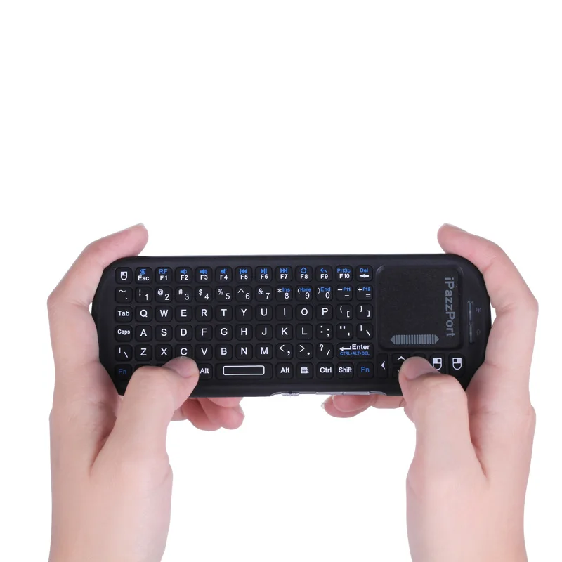 IPazzPort KP 810 19s 2 4 ГГц Мини Беспроводная клавиатура Air Mouse с тачпадом для Android TV BOX/Mini
