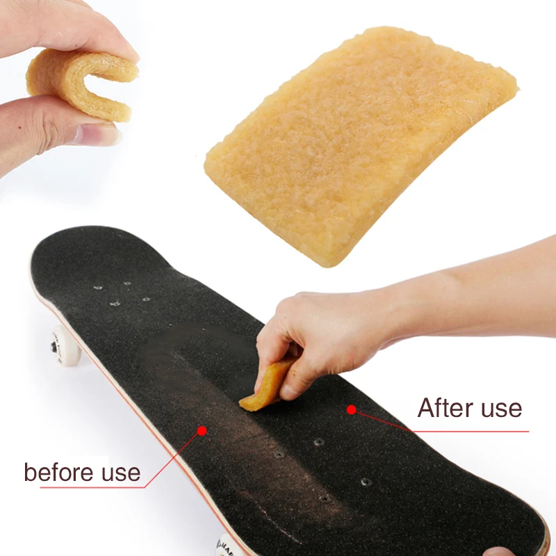 

5pcs Skateboard cleaning Skateboard Rubber Eraser Rubber Canary Reuse Tool Extreme Sports Teenagers Cleaner Street Art Hip-Hop