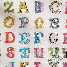 50x145 см ABC буквы алфавита Хлопковое одеяло для девочек ткань детская Лоскутная Ткань для шитья