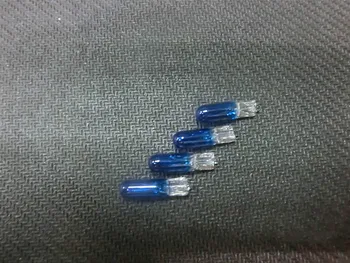 

10Pcs DC 12V 2W 286 T5 W2W Blue Glass Car Bulb Halogen Bulbs Lamp Automobile Wedge Dashboard Gauge Instrument Lights