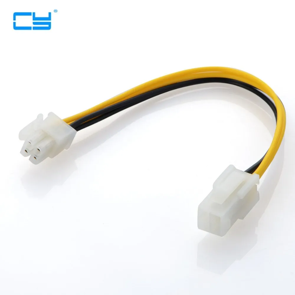 Magideal 5Pcs Cpu Fan Extension Cable 4pin Adapter Cable for ATX Motherboard