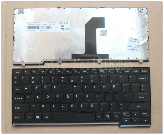 Новинка для Lenovo IdeaPad Yoga 11 Yoga11 ультрабук Yoga11-TTH черная клавиатура ноутбука США 25204677