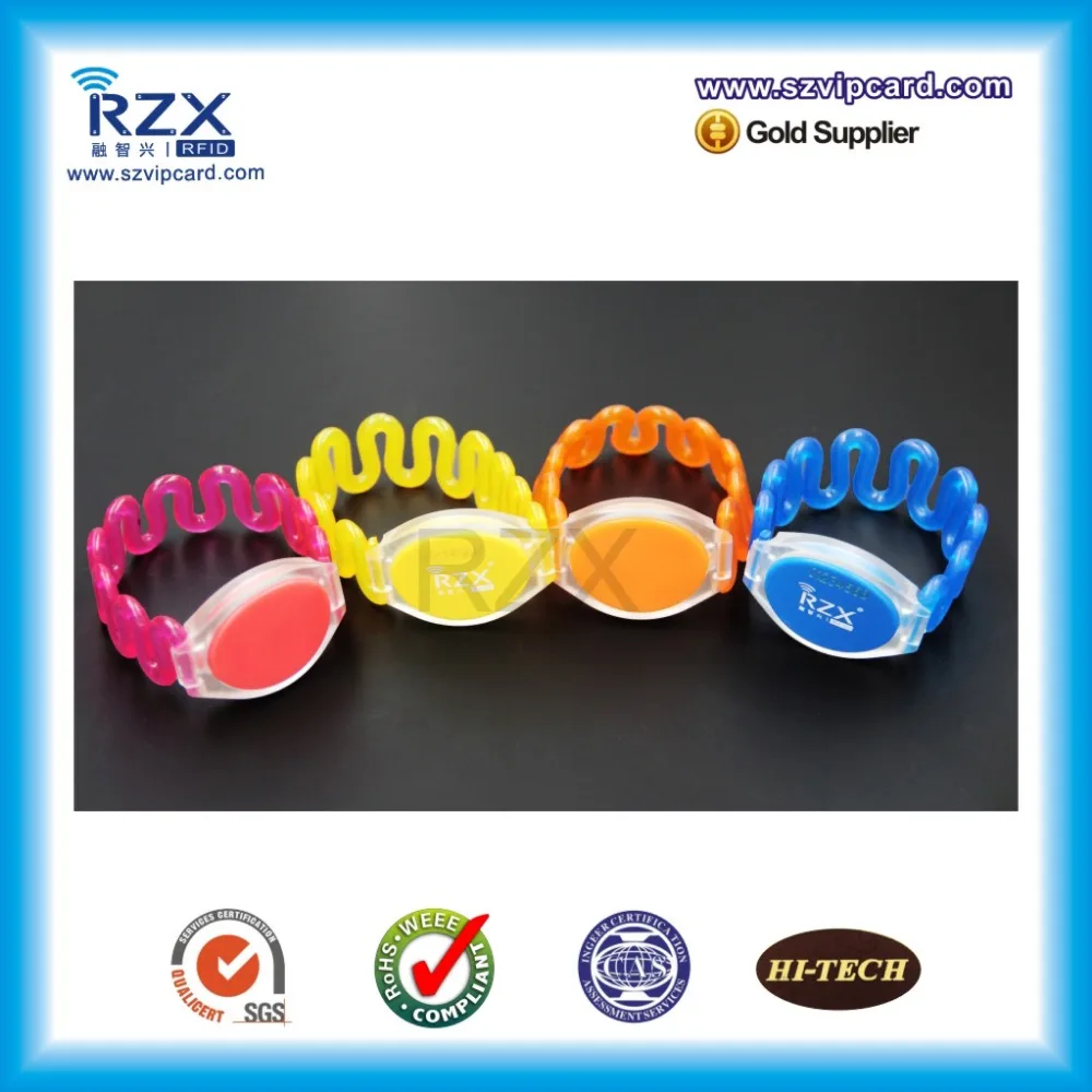 50 шт. rfid браслет 125 кГц TK4100 пластиковый браслет
