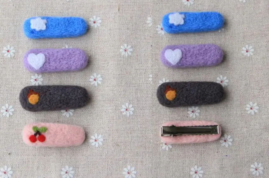 Youth hairpin wool felting needlepoint kit puzzle manual felt