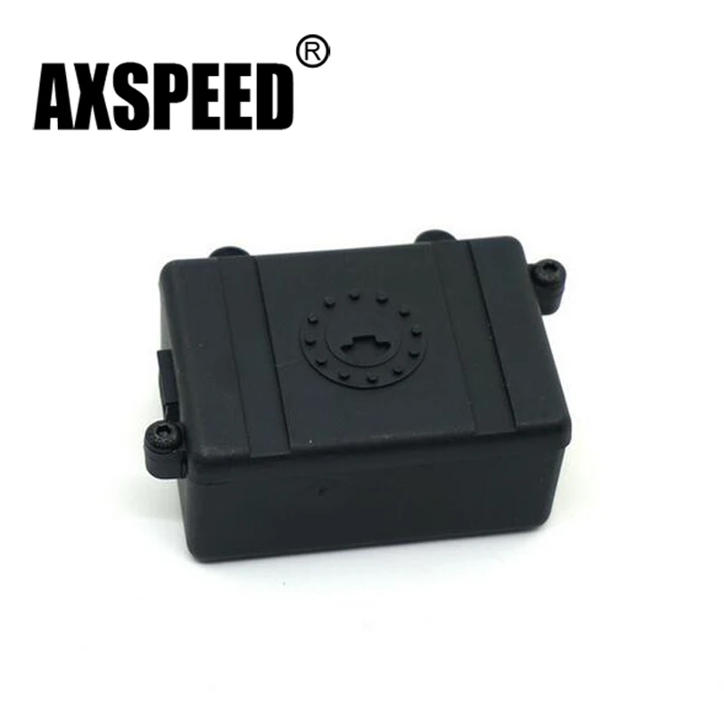 

1PC RC Car Radio Box Parts Plastic ESC Receiver Box for 1/10 D90 D110 Axial SCX10 Crawler Car Black