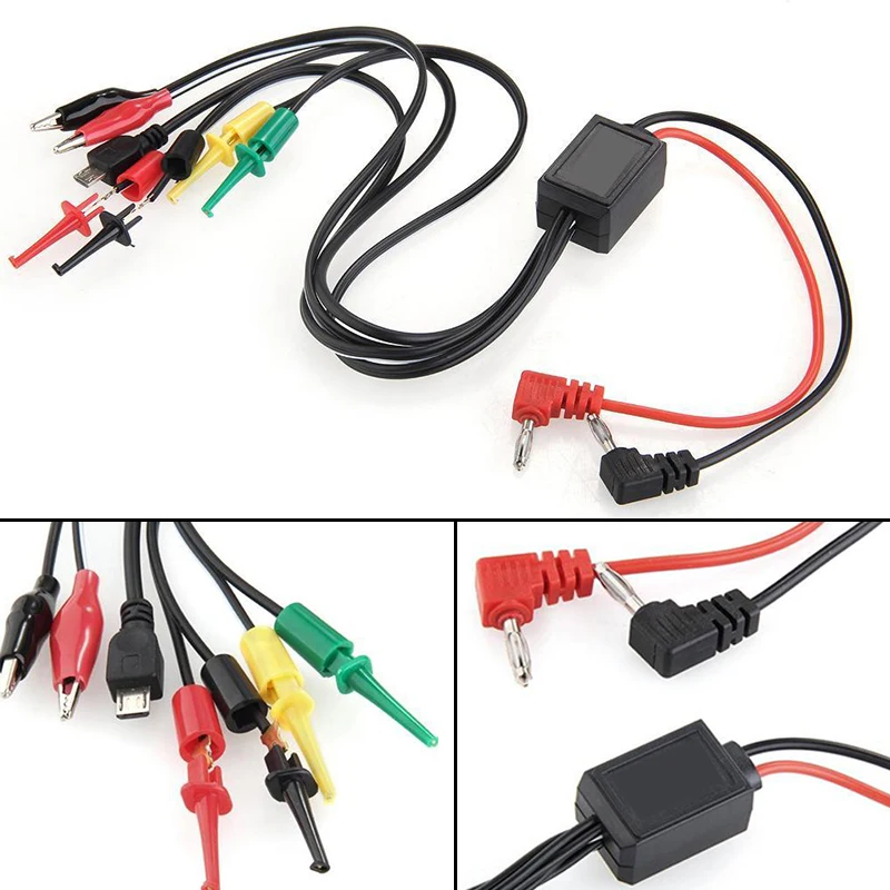 

Multimeter Probe Test Lead Kits Cable Alligator Clip Banana Plug Head Test Stick Hooks Set For CPS -3205 lw-k3010d