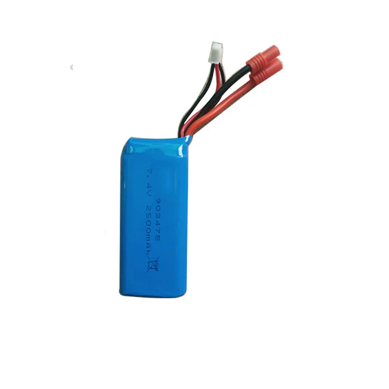 Аккумулятор высокой емкости 7,4 V 2500mAh для Syma X8W x8c X8G X8HC X8HW X8HG аккумулятор Радиоуправляемый Дрон Квадрокоптер Syma X8G X8HG запчасти - Цвет: set7