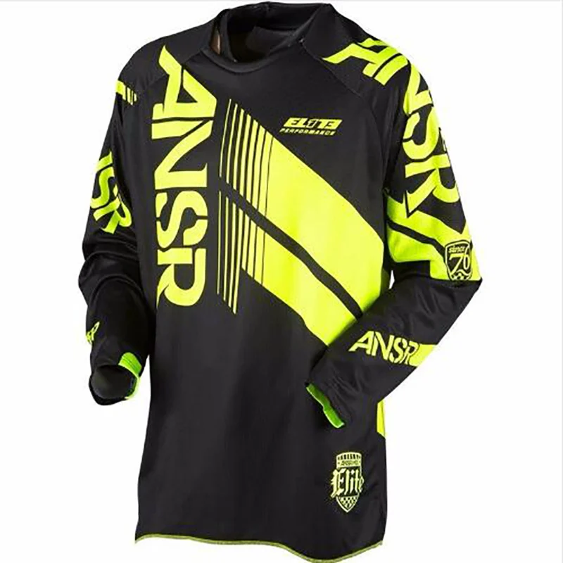 

Brand New Moto long jersey T Shirt motocross MTB DH MX BMX ANSR Jersey Bicycle Bike downhill Offroad Custom Size Color
