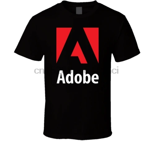 

ADOBE Photoshop Software Company 01 Black T Shirt Cool Casual pride t shirt men Unisex New Fashion tshirt free shipping tops