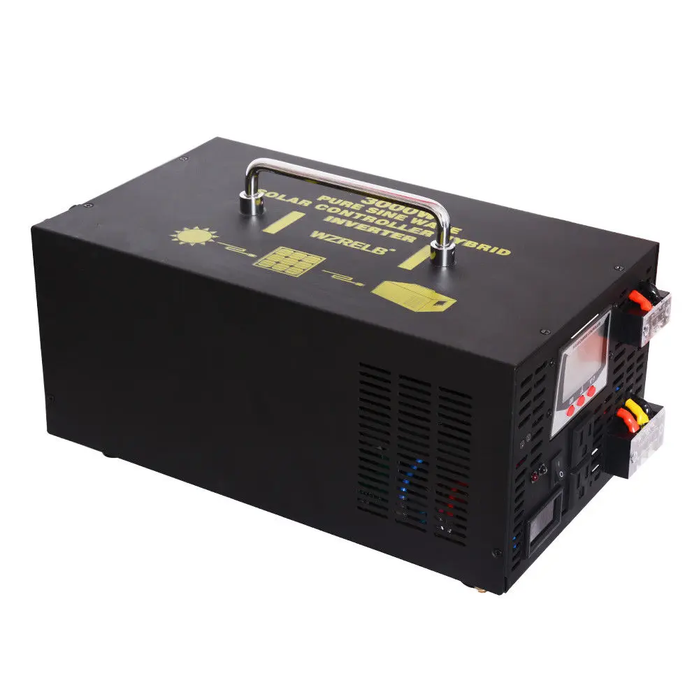 2000W Гибридный инвертор 12V 220V Чистая синусоида солнечный 24 V/48 V DC до 120 V/230 V/240 DC/AC