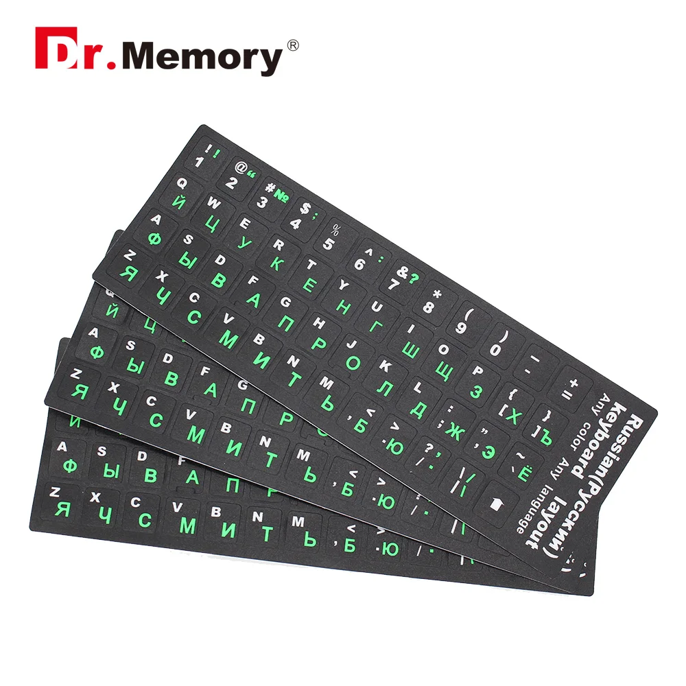Laptop Keyboard Sticker FOR Samsung Lenovo RU Layout Durable Laptop