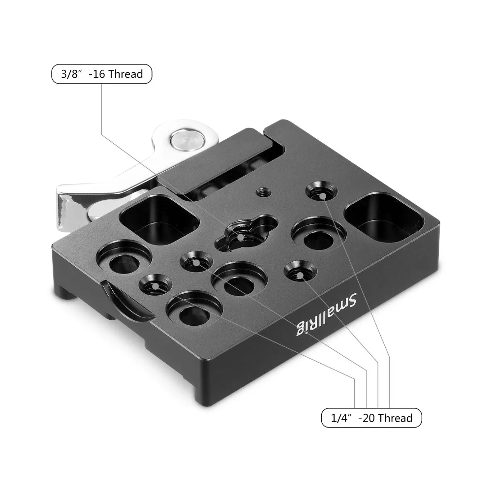 SmallRig Camera Monopod Head Quick Release Plate ( Arca-type Compatible) QR Plate For Arca-Swiss Plate Tripod Accessories 2143