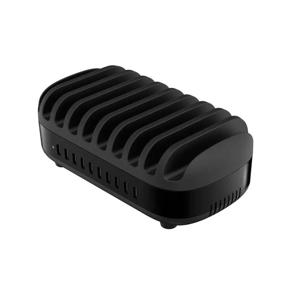 

10 Ports USB Charger 5V/2.4A Fast Charging Station Phone Stand Holder Smart Detect Charging Dock for Mobile Phones