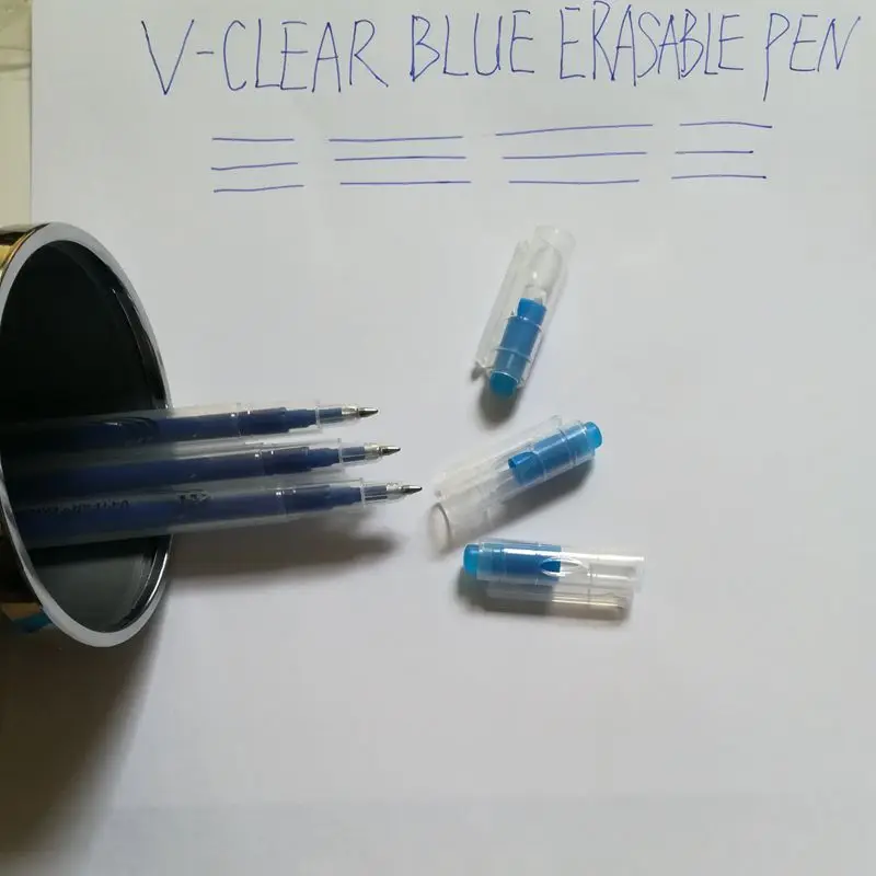 VCLEAR Kawaii Канцелярские стираемая гелевая ручка синие чернила ручка сувенир синий стираемый ручка канцелярские школьные и офисные поставки