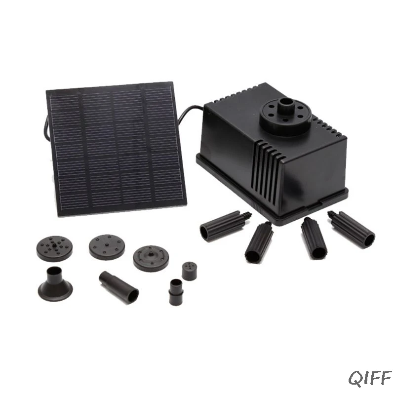 

Fountain Submersible Water Pump Solar Powered Pump With Filter Panel For Pond Pool