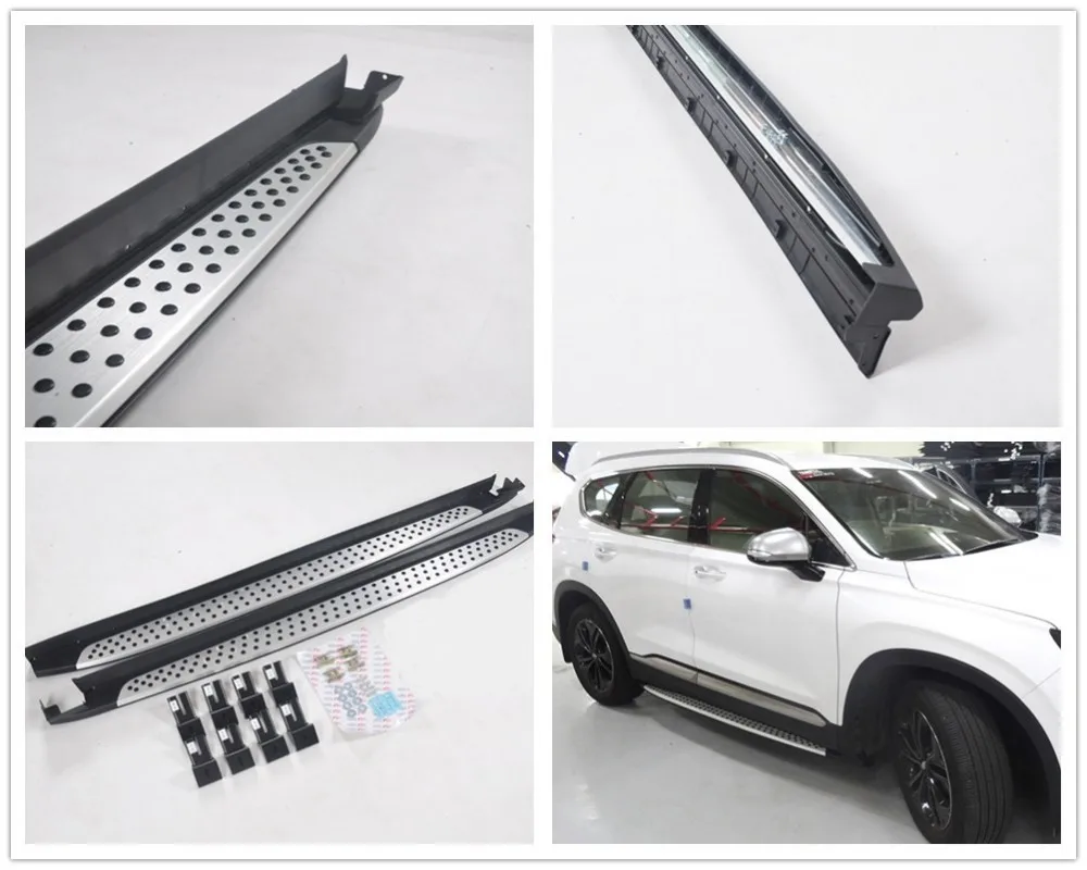 Алюминиевый корпус для Hyundai Santa Fe 2019 2020 19 ходовая доска боковая ступенька nerf bar