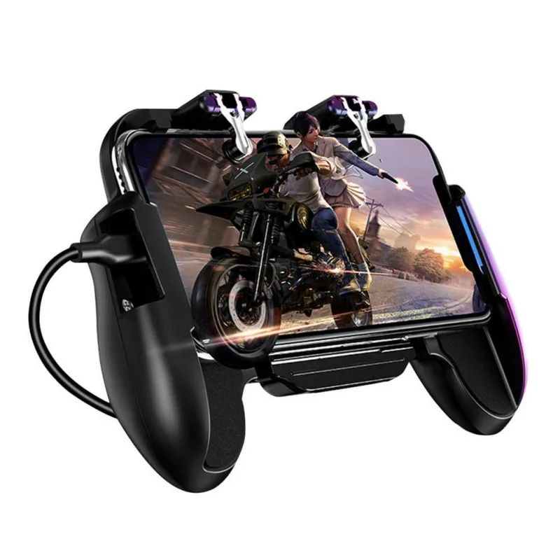 Для Xiaomi для iPhone телефон игровой Геймпад + охлаждающий вентилятор PUBG L1 R1 триггер мобильный игровой контроллер геймпад джойстик