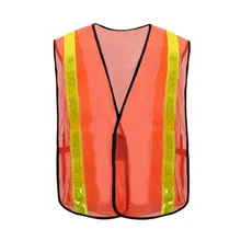 Наружный светоотражающий ПВХ HI-VIZ сетчатый защитный жилет