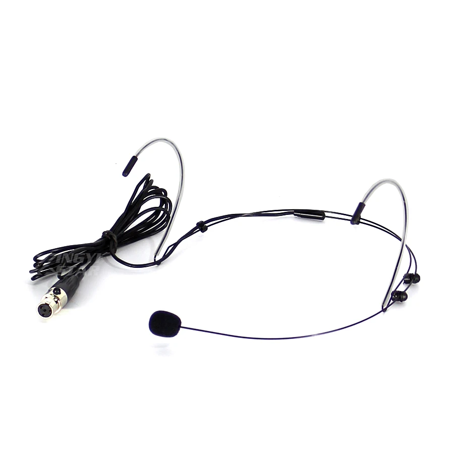 

Mini XLR 4 Pin TA4F Plug Wired Condenser Headset Microphone Professional Mike For SHURE Karaoke Wireless Mic System Transmitter