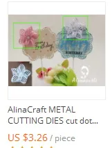 Высечки металла высечки Лук Бабочка alinaccraft DIY Скрапбукинг альбом бумажное ремесло ручной работы карты трафарет художественный резак штампы