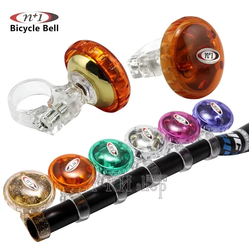 

Taiwan N+1 Bicycle Bell Ring Alarm Cycling Horn Bike Handlebar PC Plastic Material Safety Warning Folding Bicycle Accessories