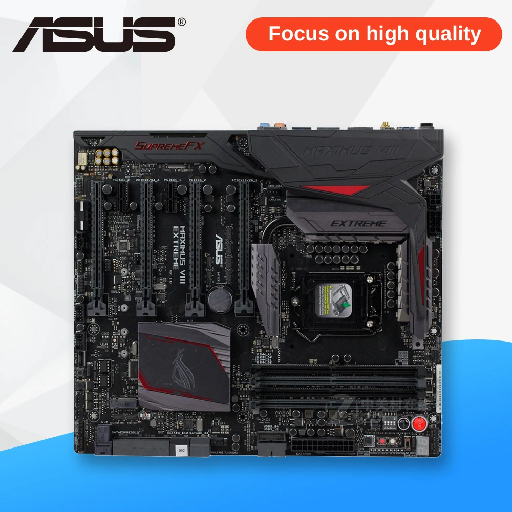 ASUS ROG Maximus VIII Hero LGA1151 DDR4 M.2 SATA 6Gb/s USB 3.1 Type A Type C Intel Z170 ATX Motherboard