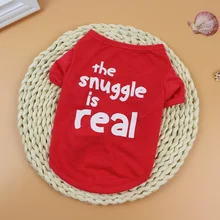 Милые летние футболки с принтом домашних животных Одежда для щенков жилет для домашнего питомца хлопковая Футболка Мопс Одежда Костюмы Одежда для собак