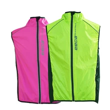 Ветрозащитная Спортивная одежда для велоспорта мужские майки женская велосипедная одежда ветровка дышащая велосипедная куртка велосипедный Безрукавый велосипедный жилет