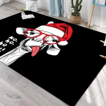 Креативный ковер с мультяшным животным 3D принтом, скандинавский простой ковер домашний декор, ковры для гостиной, спальни, журнальный столик, противоскользящие маты