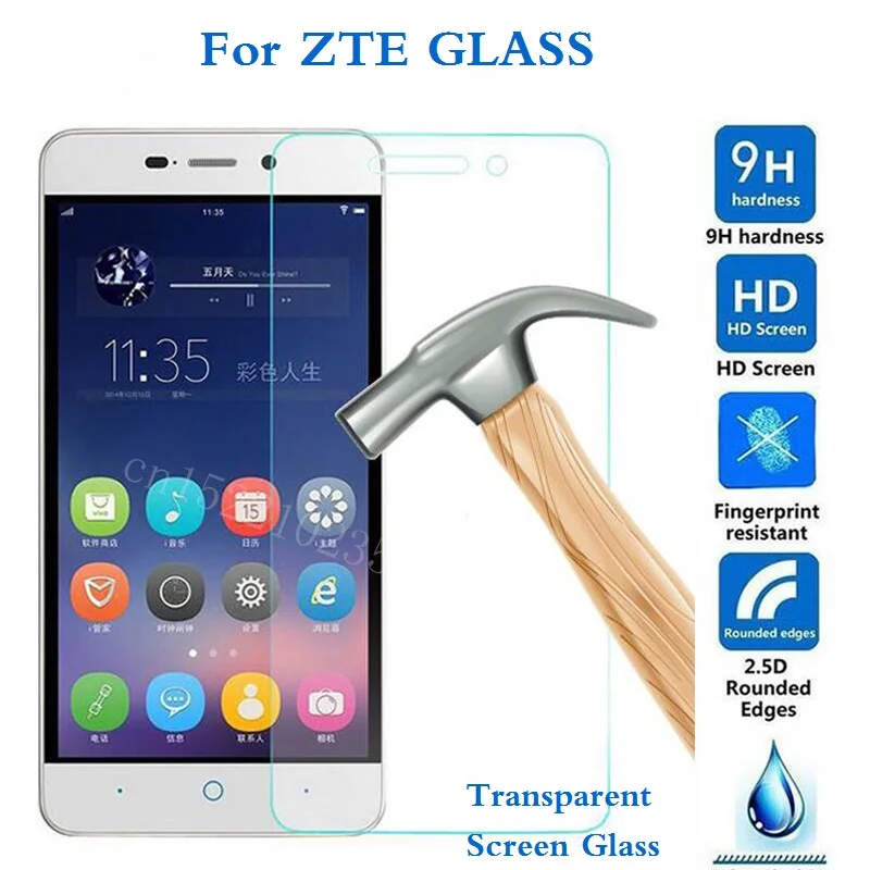 Прозрачное Стекло экрана для ZTE Blade A521 L7 A520 A612 Prestige 1 2 Zfive L Lte small fresh 5 Maven 3 Защита