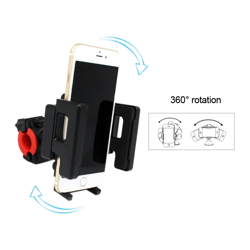  Anti-Slip Fahrrad Telefon Halter Einstellbar Fahrrad Lenker Montieren GPS Navigation Racks Halterun
