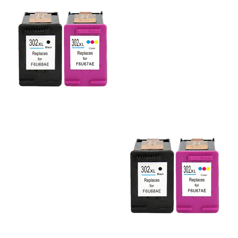 Совместимые чернильные картриджи LuoCai для HP 302 XL DeskJet 1110 2130 Envy 4520 NS45 Officejet 3630 3830 4650