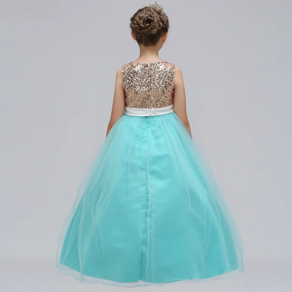 Кружева 2018 для девочек в цветочек платья для свадеб A-Line Sleevesless этаже Длина Длинные платье для первого причастия для маленьких девочек