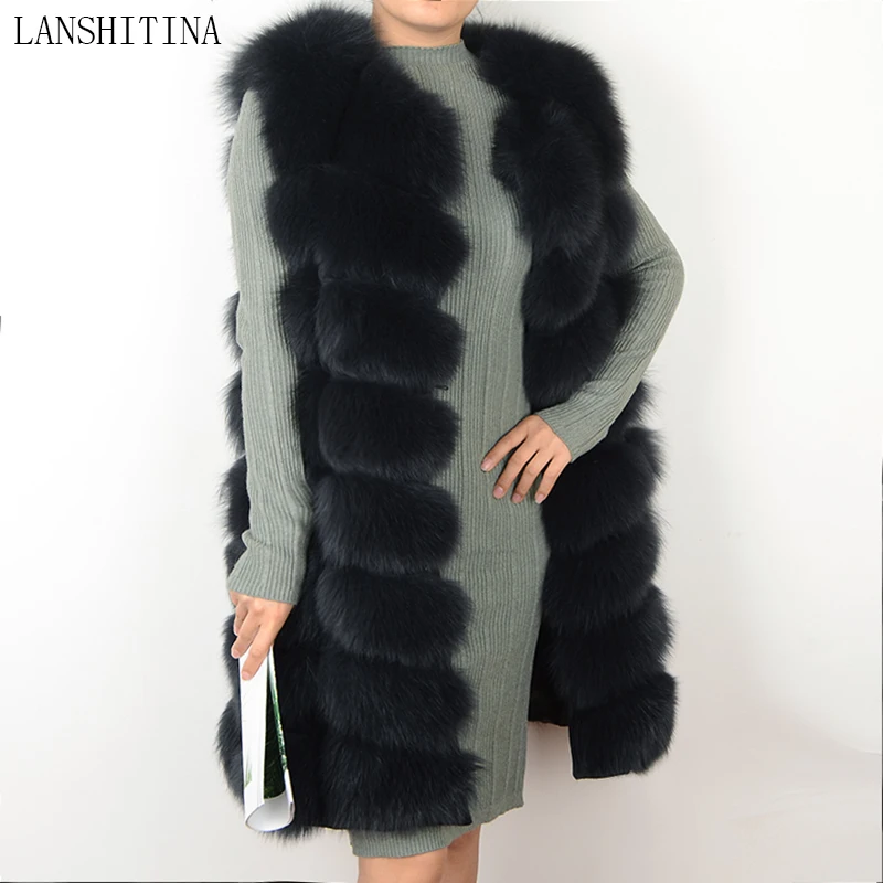 

Natural Fox Fur Vest, Real Fur Coat, New Beautiful Fox Fur, Women's Winter Warm Coat .Global Shipping Free Shipping