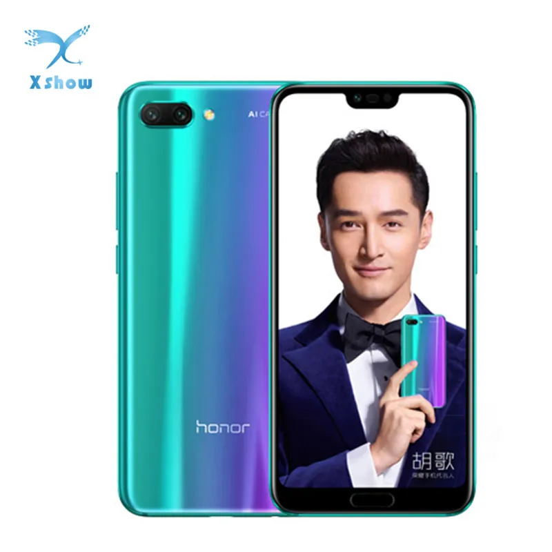 Honor 10 смартфон 5,8" 2280x1080 мобильный телефон Android 8,1 Kirin 970 24MP 3400mAh NFC FastCharge отпечатков пальцев сотовый телефон