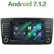 GPS Navi 2GB RAM 16GB ROM Android 7.1.2 Bluetooth Stereo Radio 2 Din Car Multimedia Player for Volkswagen Octavia 2009-2013