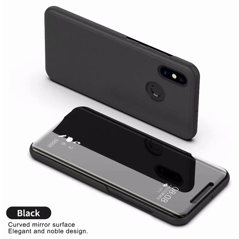 Умный зеркальный чехол для телефона с функцией подставки для redmi ...