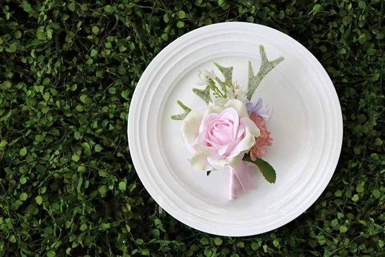 30061-30066-pink wrist corsage boutonniere wedding  (12)