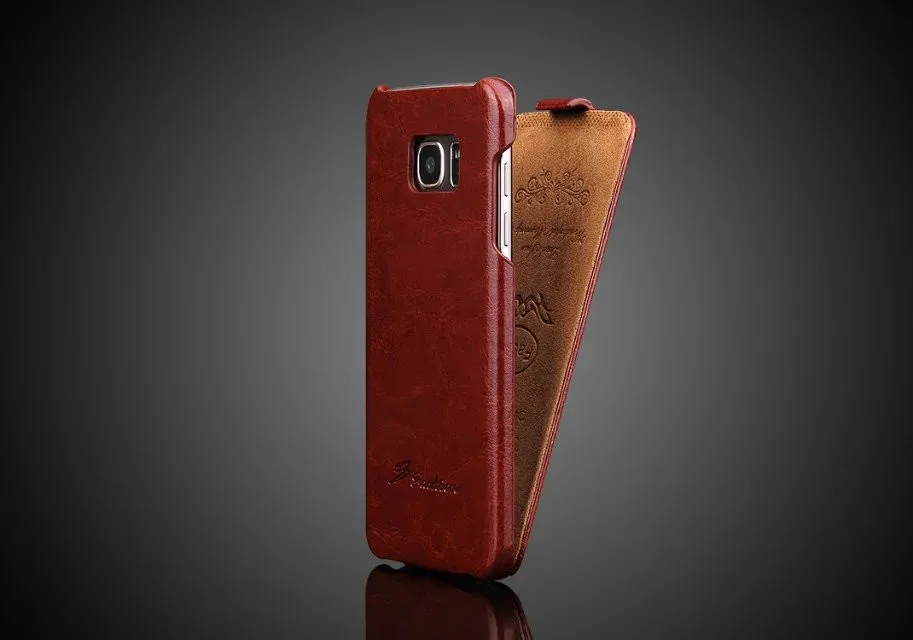 Модный кожаный чехол для телефона, чехол для samsung GALAXY S7, роскошный высококачественный кожаный чехол-книжка