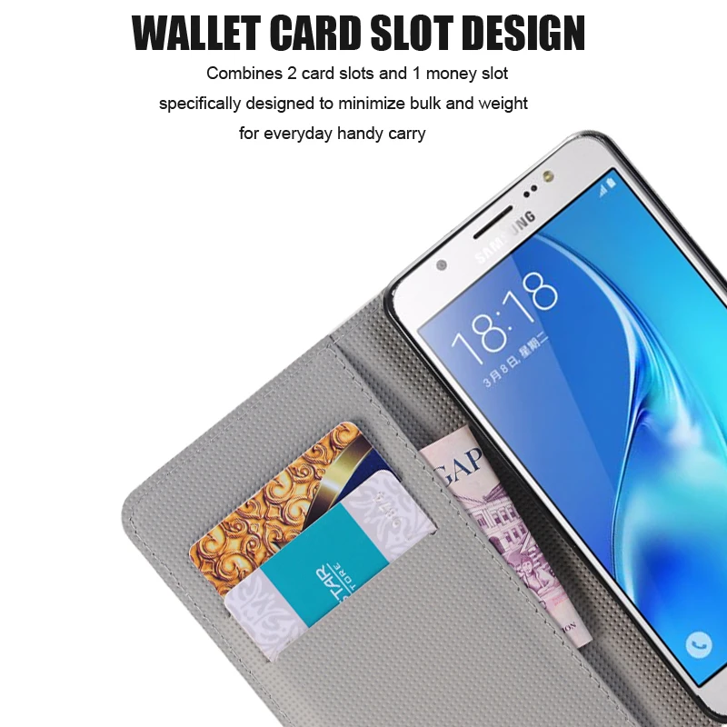FRVSIMEM кожаный флип чехол с цветком и сердцем кошелек для Samsung Galaxy J7 Nxt J701F Neo J701M Core J700