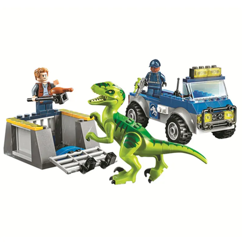 lego juniors raptor rescue truck set