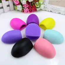 1pcs Brushegg For Clean Brushes Makeup,Silicone Brush egg Finger Glove Make Up Brush Cleaner,Cosmetic Washing Tools