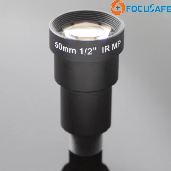 

Focusafe 1/2" CCD Camera Lens 5 Megapixel HD CCTV Lens 50mm 7.3degree Zoom Board Lens for 5 MP Security CCTV Camera