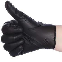 50 шт моющие перчатки удобные резиновые одноразовые механические нитриловые перчатки черные перчатки для мытья посуды Guantes Para Lavar Platos