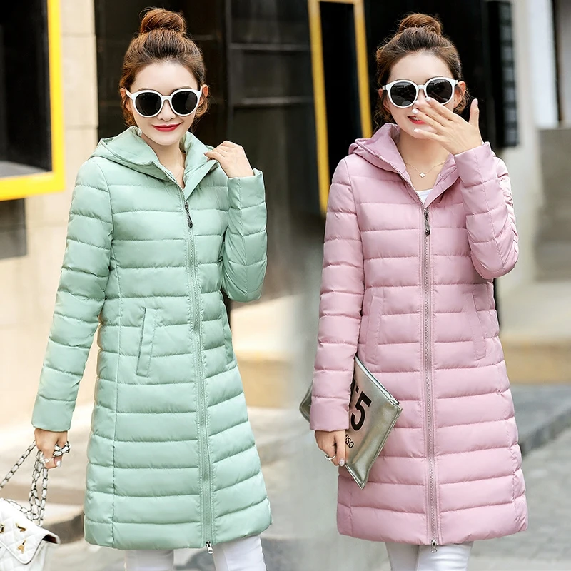 Wadded Winter Jacket Women Cotton Long 2017 Fur Slim Padded Coat Outwear High Quality Warm Chaquetas Parka Feminina | Женская одежда