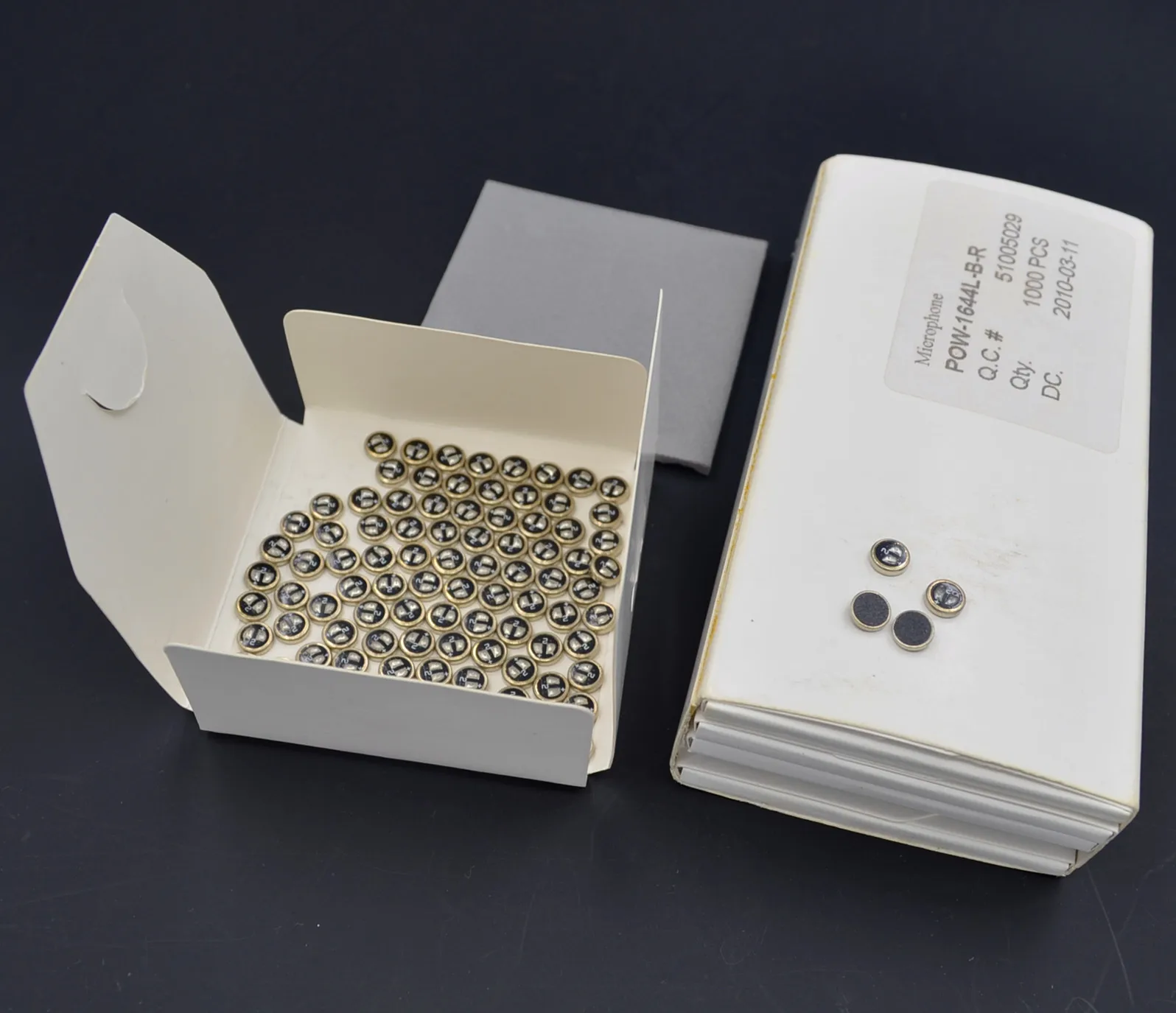 

New 100pcs 6015 Electret Condenser MIC Capsule Microphone Cartridge 6*1.5mm