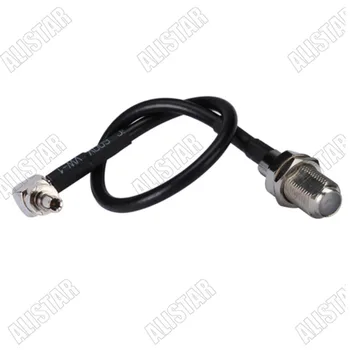 

50 Pieces F to CRC9 Cable F Female Bulkhead to CRC9 Male Right Angle RF Connector For RG174 Pigtail Cable 15cm/30cm/50cm