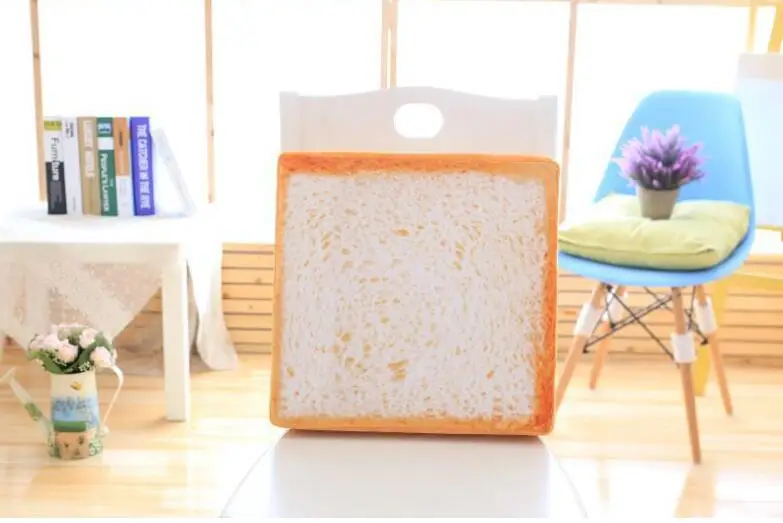 1 шт./компл. милые имитационный Хлеб подушки Творческий ломтики хлеба плюшевая игрушка мягкие игрушки для детей, подарки на день рождения