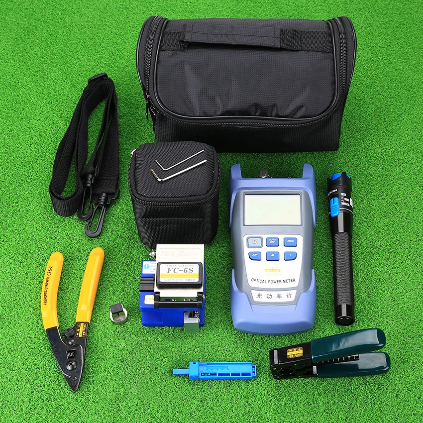 KELUSHI Fiber Optic FTTH Tool Kit with FC-6S Fiber